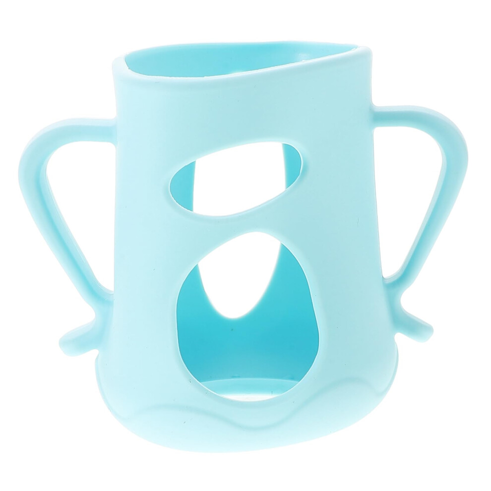Baby Bottle Handles Silicone Grips for Wide Neck | Ergonomic TwoHanded Newborn Feeding Aid