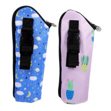 Insulated Baby Bottle Carrier Bags for Travel with Stroller Strap and Durable Polyester Design