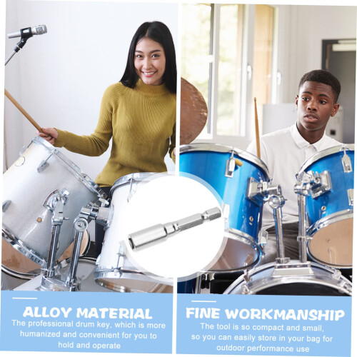 Electric Drum Key with Durable Alloy Build for Fast and Consistent Drum Tuning Adjustment 1