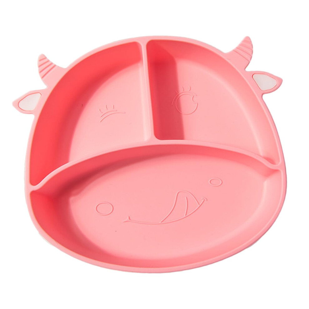Toddler Suction Plate with Divided Food Sections and Bowl Set for Baby Feeding Stability