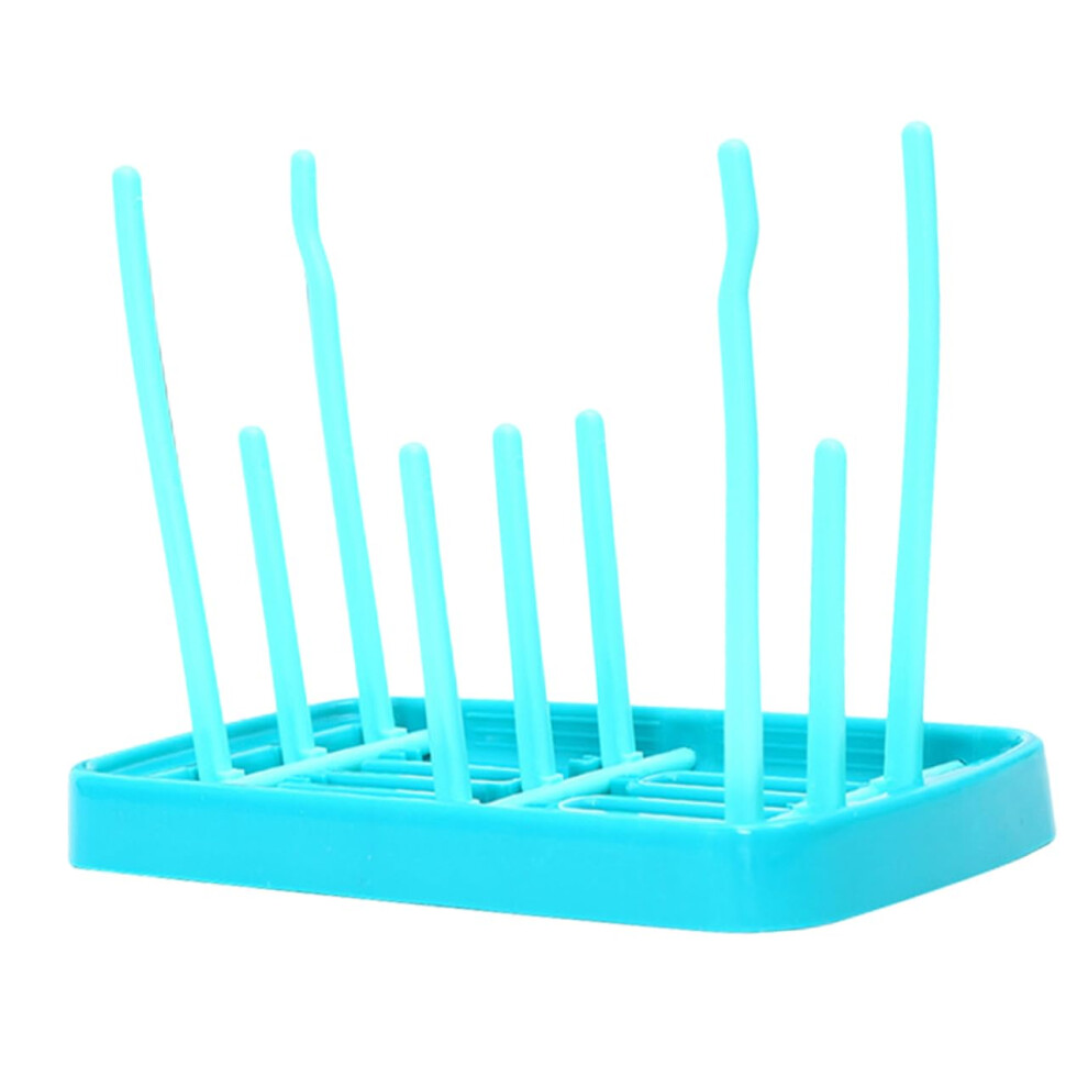 Foldable Baby Bottle Drying Rack SpaceSaving Countertop Stand for Bottles Cups and Pump Parts