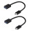 USB C OTG Adapter 2 Pack for Tecno Phantom X2, USB 3.0 Type C Cable, Speed Data Transfer, PlugandPlay 1