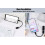 USB TypeC OTG Adapter 2 Pack for Oppo K12, Speed USB 3.0 Data Transfer, Black PlugandPlay 5