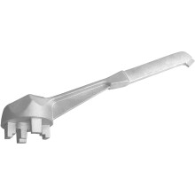 Heavy Duty Aluminum Drum Plug Wrench with HeatTreated Durability for Industrial Drum Lids