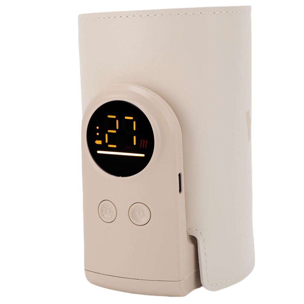 Portable Bottle Warmer USBC Fast Heating with 8000mAh Battery and 6Level Temperature Control for Travel