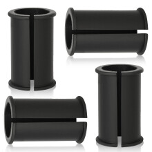 4pcs Microphone Shock Mount Rubber Sleeve 1.8x0.8in Durable Spacer for Camera Noise Reduction