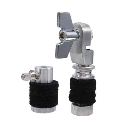 Quick Release HiHat Clutch Kit 2 Pack with Secure Cymbal Lock for Universal Drum Set Use