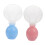 Manual Breast Pump with AntiBackflow Protection, Quiet Hand Operation, Easy Clean, 2 Sets 1