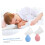 Manual Breast Pump with AntiBackflow Protection, Quiet Hand Operation, Easy Clean, 2 Sets 3