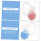 Manual Breast Pump with AntiBackflow Protection, Quiet Hand Operation, Easy Clean, 2 Sets 2