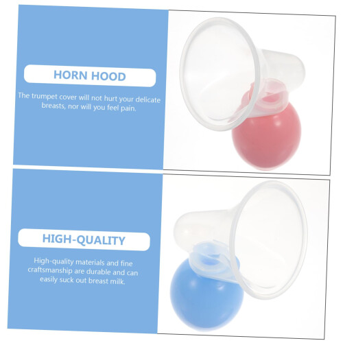 Manual Breast Pump with AntiBackflow Protection, Quiet Hand Operation, Easy Clean, 2 Sets 1