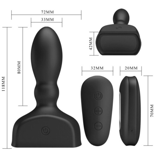PRETTY LOVE - MARRIEL PROSTATIC VIBRATOR AND INFLATABLE 1