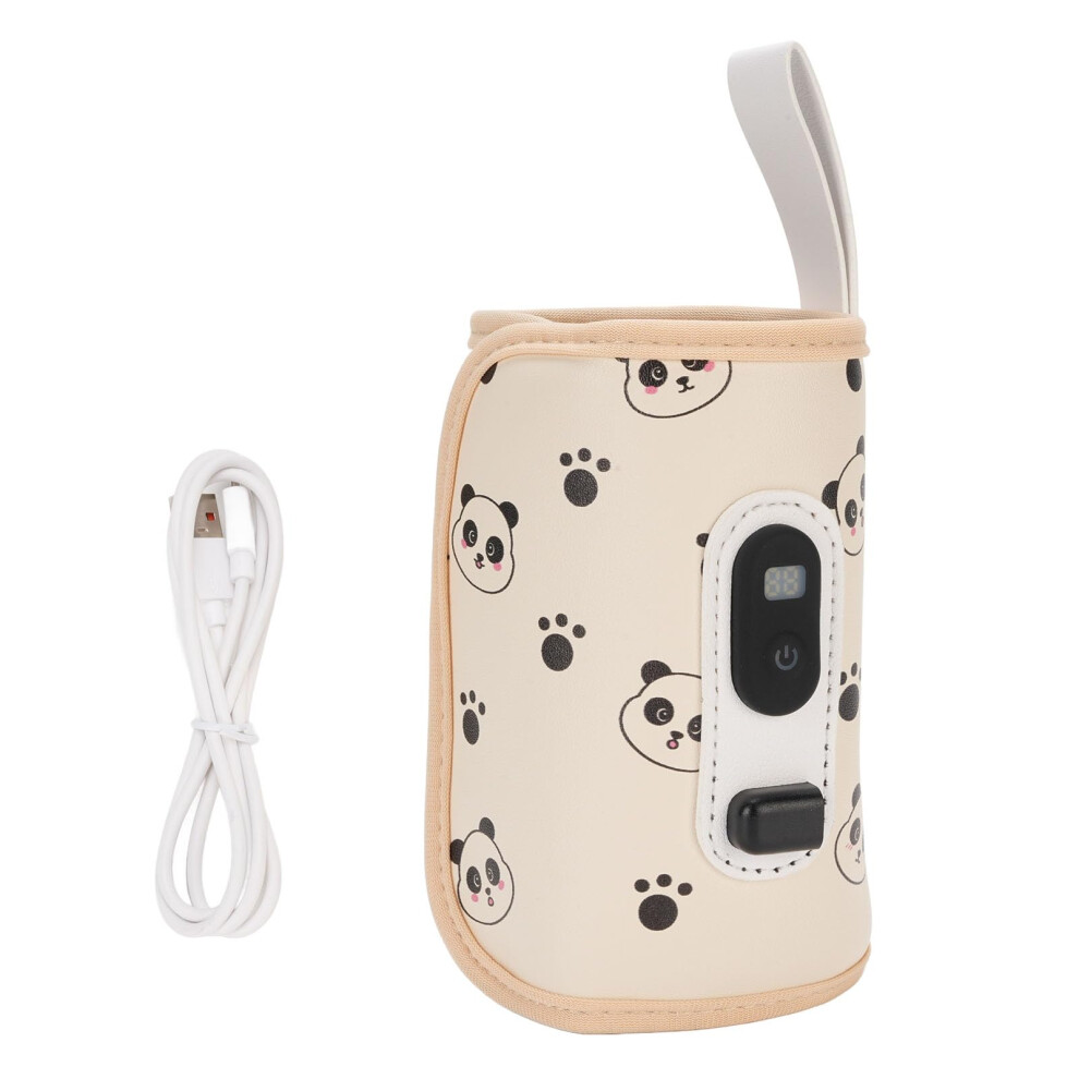 Portable Baby Bottle Warmer USB Milk Heater with Precise Temperature Control for Travel and Home