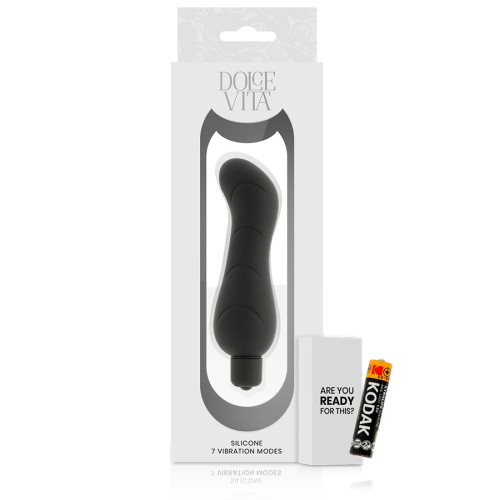 DOLCE VITA - G-SPOT BLACK SILICONE 2