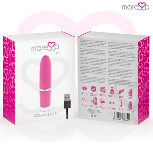 MORESSA Vibratore Impermeabile Rosa 2