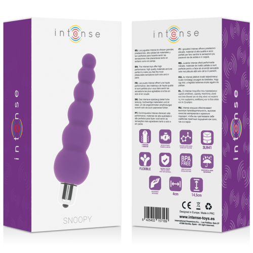 INTENSE - SNOOPY 7 VITESSES SILICONE LILAS 1