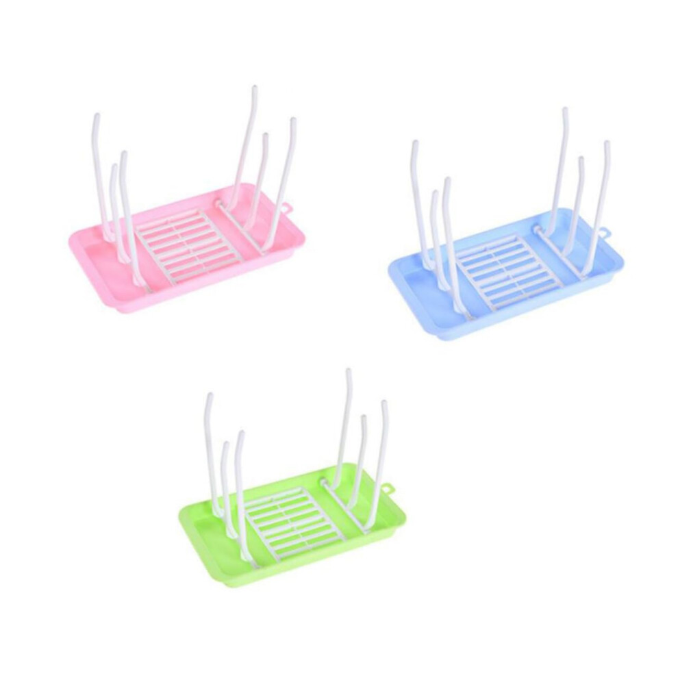 Foldable Baby Bottle Drying Rack with SpaceSaving Vertical Design for Newborn Bottles and Accessories