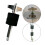 Quick Release Hi Hat Clutch with Heavy Duty Adjustable Cymbal Stacker for Drum Kit 5