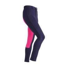 (9-10 Years, Navy/Pink) Wessex Girls Two Tone Jodhpurs