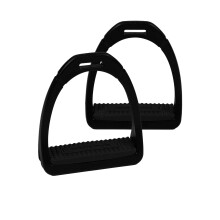 (One Size, Black) Compositi Unisex Adult Premium Profile Horse Stirrups