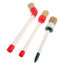 3Pcs Tire Cleaning Brush Set with Ergonomic Grip, Durable Bristles for Car Motorcycle Bicycle Wheels
