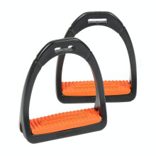 (One Size, Orange) Compositi Childrens/Kids Premium Profile Horse Stirrups