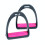 (One Size, Raspberry) Compositi Childrens/Kids Premium Profile Horse Stirrups 1