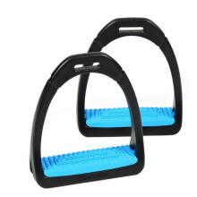 (One Size, Bright Blue) Compositi Childrens/Kids Premium Profile Horse Stirrups