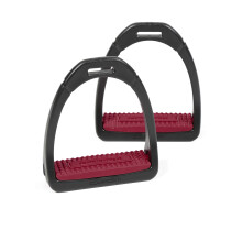 (One Size, Burgundy) Compositi Childrens/Kids Premium Profile Horse Stirrups