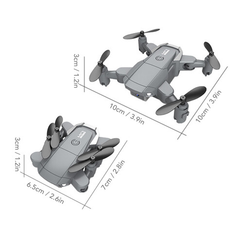 KY905 4K Foldable Black Mini Drone with Camera, 12 Min Flight 1