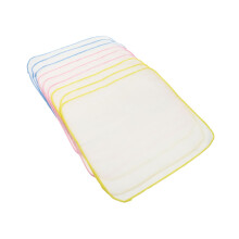 9pcs Baby Burp Cloths Soft Muslin Washcloths 25x25cm Quick Absorption Reusable Towels
