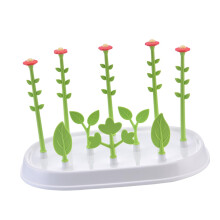 Bottle Drying Rack with Tray for Baby Bottles and Cups, AntiSlip Base, Fast Air Drying