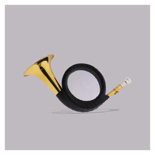 Mini B Flat French Horn Compact TravelFriendly Design for Practice and Performance 2