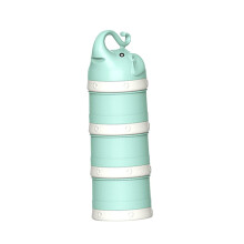Baby Milk Powder Container with LeakResistant Lids, Stackable Formula Dispenser for Travel Green