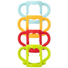 Universal Baby Bottle Handle Grip Set, Silicone AntiSlip Feeding Handles for Infants and Toddlers