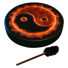 Handmade Shaman Frame Drum with Resonant Ethereal Sound for Home Decor and Adults