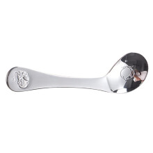 Toddler Feeding Spoon with Ergonomic Grip, Rounded Edges, Durable Stainless Steel for Self Feeding