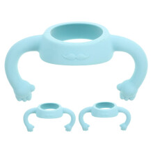 3pcs Baby Bottle Handles Silicone Ergonomic Dual Grip Comfortable NonSlip for Newborns
