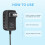 AC DC Adapter for Salter Brecknell PS500 Floor Scale, Replacement Power Supply with Global Voltage Compatibility 2