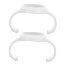 Baby Bottle Handle with Ergonomic Comfort Grip and AntiScald Design for Newborns, FoodGrade TPE