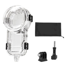 Dive Case Waterproof 60m Invisible 360 Capture Protective Housing with Bracket for Insta360 X5