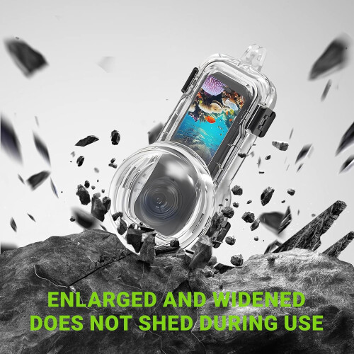 Dive Case Waterproof 60m Invisible 360 Capture Protective Housing with Bracket for Insta360 X5 1