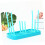 Baby Bottle Drying Rack with Detachable Drip Tray, Foldable Countertop Stand for Multiple Bottles 2