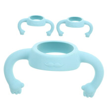 Silicone Baby Bottle Handle Set with Ergonomic Double Grip, Universal Fit for Infants and Toddlers