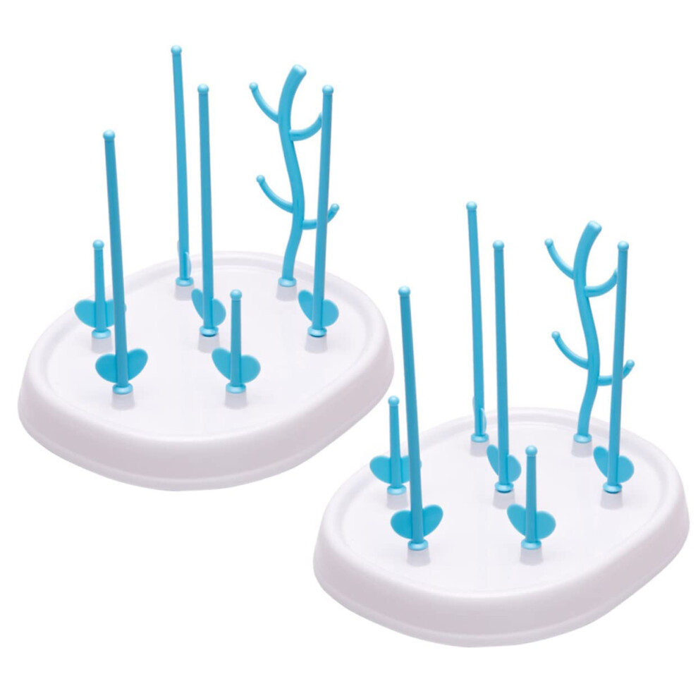 Detachable Baby Bottle Drying Rack with Draining Board for Fast Drying and Organized Storage