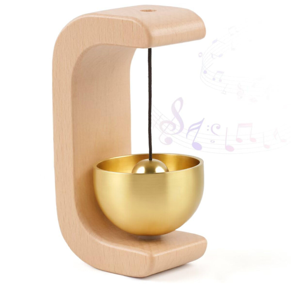Magnetic Doorbell With Clear Pleasant Ringtone, Solid Wood Chime For Home And Store Entrance 9169991835228