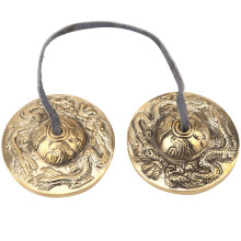 Handcrafted Tibetan Meditation Bell with Dragon Design for Yoga, Spiritual Healing and Sound Therapy