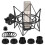 Geekria for Creators Microphone Shock Mount Compatible with Rode NT-US 1