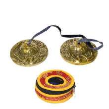Tibetan Tingsha Cymbals Meditation Chime Bells with Bag for Chakra Healing and Mindfulness