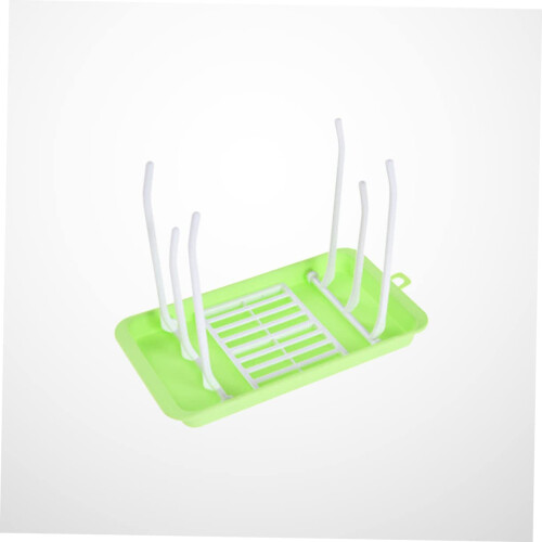 Baby Bottle Drying Rack with SpaceSaving Vertical Foldable Design for Compact Storage and Travel 1